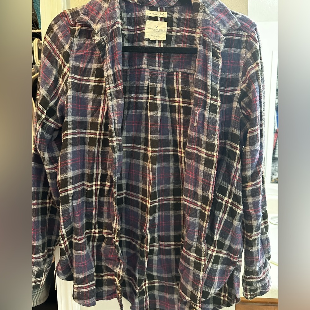 Flannel king sleeve shirt